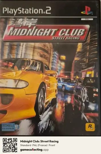 Midnight Club: Street Racing PlayStation 2, France box front