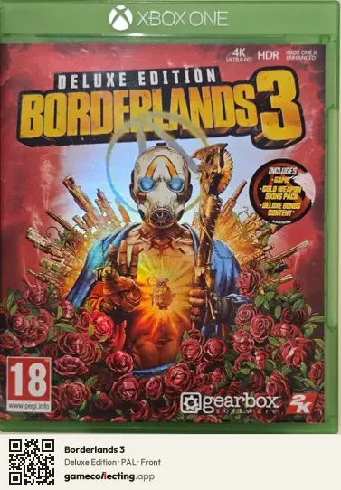 Borderlands 3 Xbox One, PAL box front