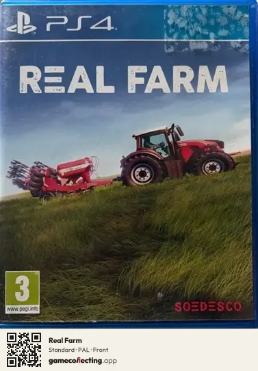 Real Farm PlayStation 4, PAL box front