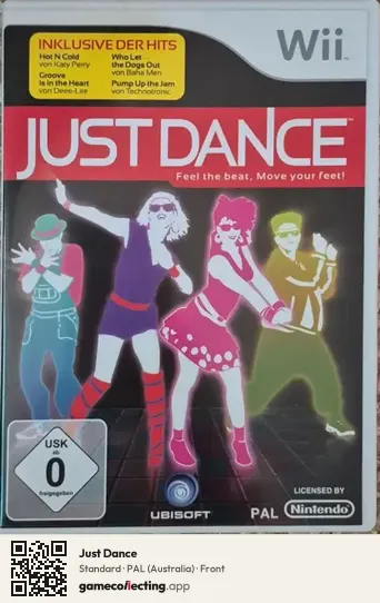 Just Dance Nintendo Wii, Australia box front
