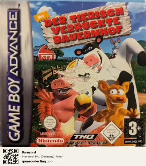 Barnyard Game Boy Advance, Germany box front