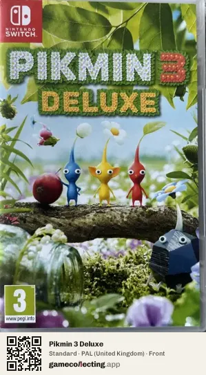 Pikmin 3 Deluxe Nintendo Switch, United Kingdom box front