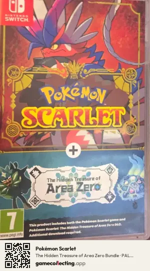 Pokémon Scarlet Nintendo Switch, PAL box front