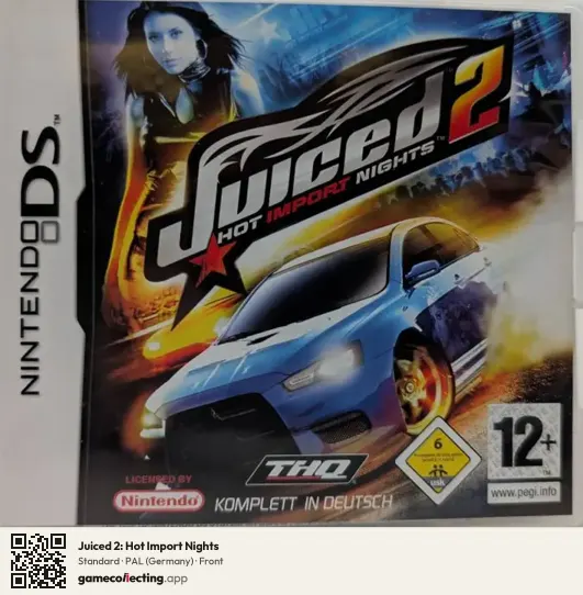 Juiced 2: Hot Import Nights Nintendo DS, Germany box front