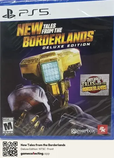 New Tales from the Borderlands PlayStation 5, NTSC box front