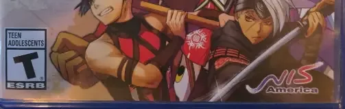 God Wars: Future Past, the ESRB box on its front