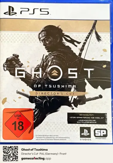 Ghost of Tsushima PlayStation 5, Germany box front