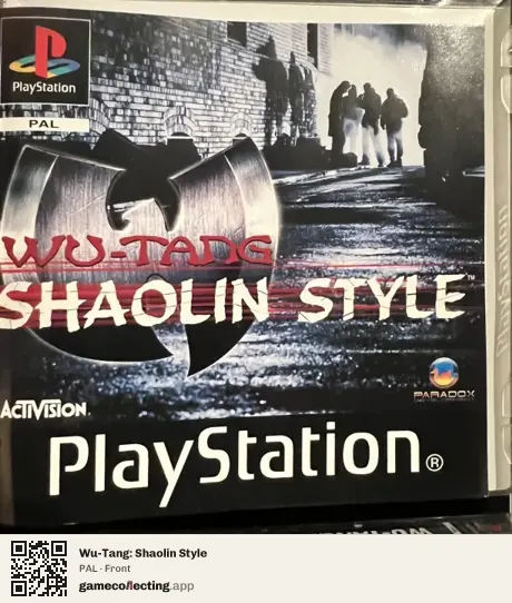 Wu-Tang: Shaolin Style PlayStation, PAL box front