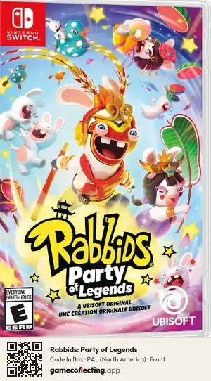 Rabbids: Party of Legends Nintendo Switch, North America box front