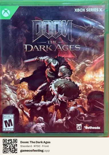 Doom: The Dark Ages Xbox Series X, NTSC box front