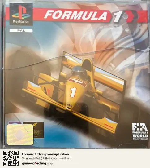 Formula 1 Championship Edition PlayStation, United Kingdom box front