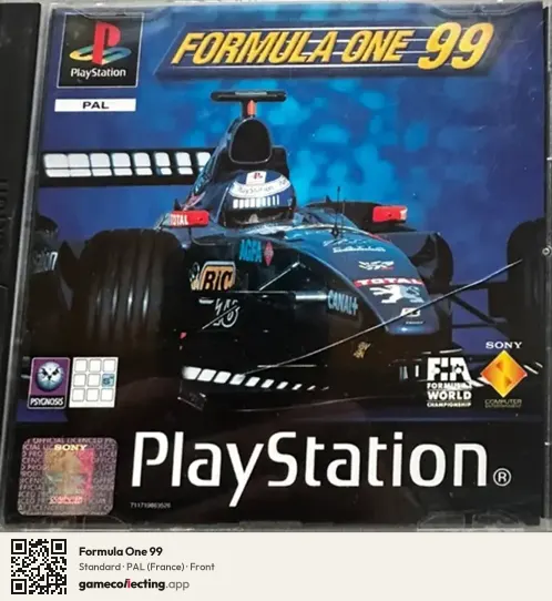 Formula One 99 PlayStation, France box front