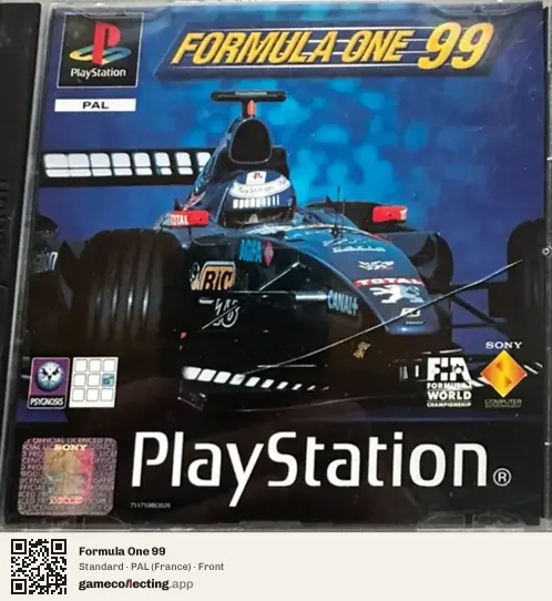 Formula One 99 PlayStation, France box front