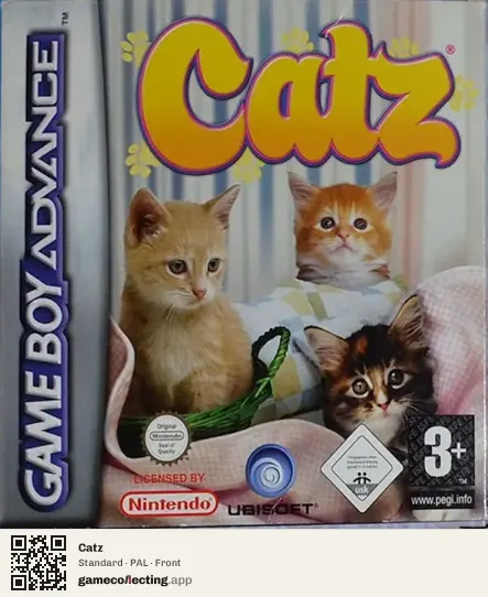 Catz Game Boy Advance, PAL box front