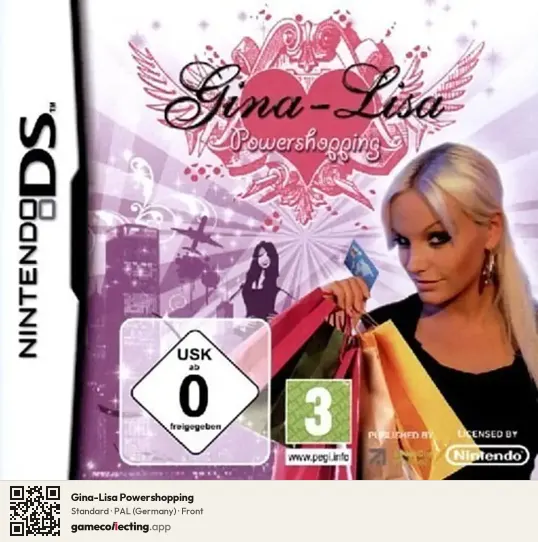 Gina-Lisa Powershopping Nintendo DS, Germany box front