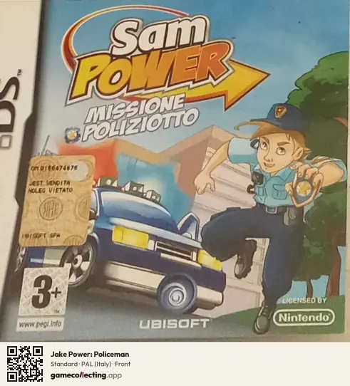 Jake Power: Policeman Nintendo DS, Italy box front