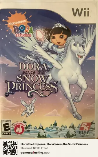 Dora the Explorer: Dora Saves the Snow Princess Nintendo Wii, NTSC box front