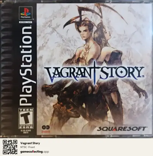 Vagrant Story PlayStation, NTSC box front