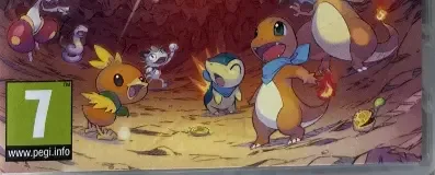 Pokémon Mystery Dungeon: Rescue Team DX, the PEGI square on its front