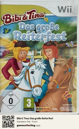 Bibi & Tina: Das große Reiterfest Nintendo Wii, PAL box front