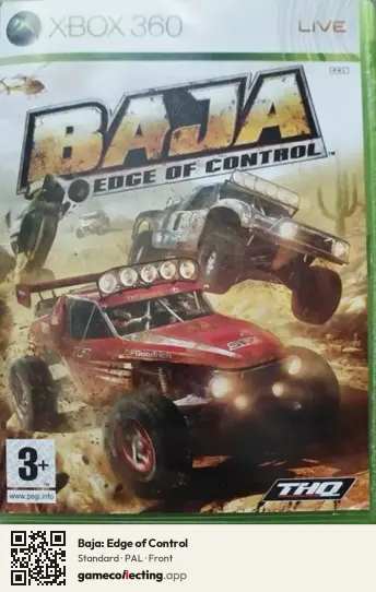 Baja: Edge of Control Xbox 360, PAL box front