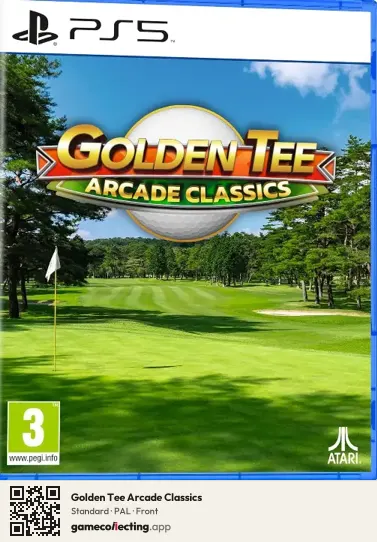 Golden Tee Arcade Classics PlayStation 5, PAL box front
