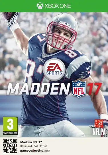 Madden NFL 17 Xbox One, PAL box front