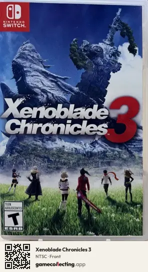 Xenoblade Chronicles 3 Nintendo Switch, NTSC box front