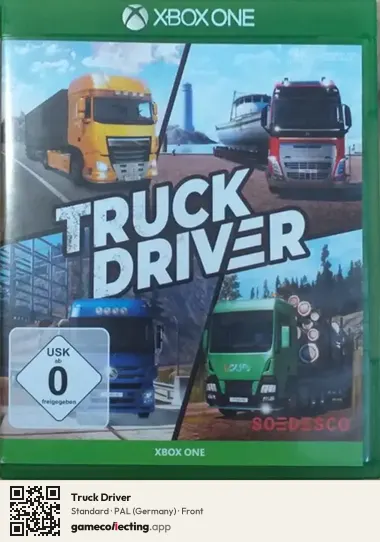 Truck Driver Xbox One, Germany box front