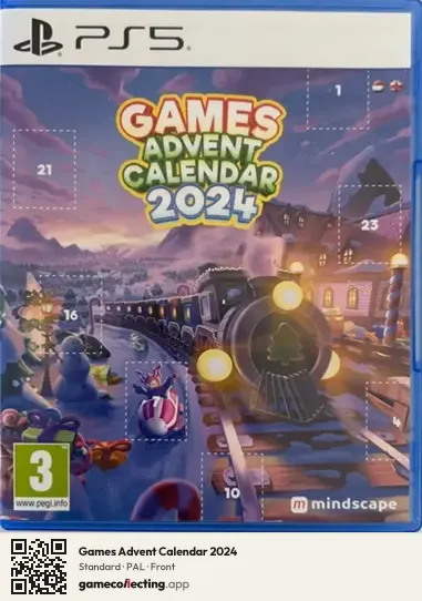 Games Advent Calendar 2024 PlayStation 5, PAL box front