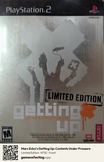 Marc Ecko's Getting Up: Contents Under Pressure PlayStation 2, NTSC box front