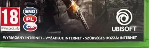 Tom Clancy's The Division 2, the PEGI square on its front