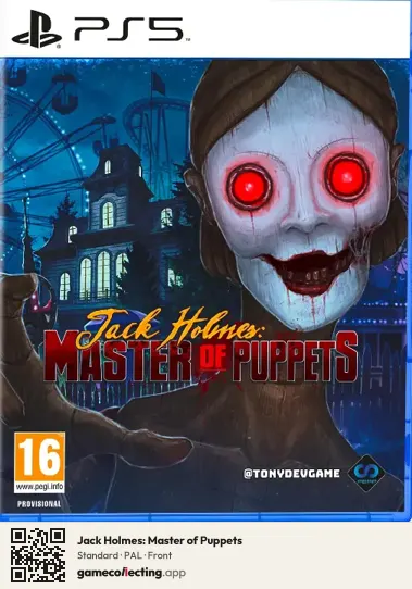 Jack Holmes: Master of Puppets PlayStation 5, PAL box front