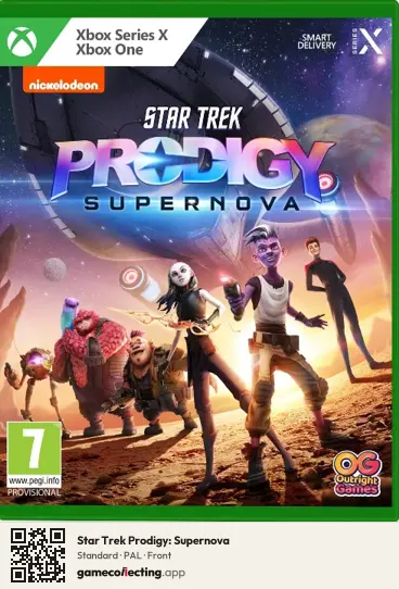 Star Trek Prodigy: Supernova Xbox Series X, PAL box front