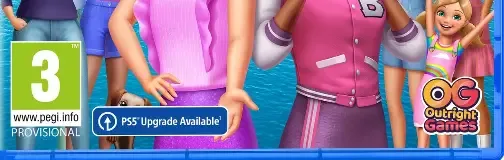Barbie Project Friendship, the PEGI square on its front
