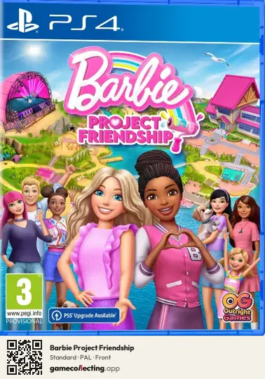 Barbie Project Friendship PlayStation 4, PAL box front