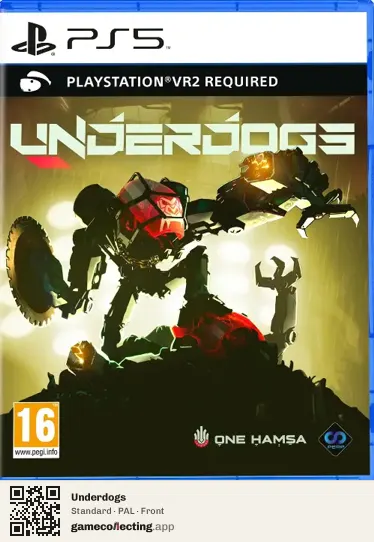 Underdogs PlayStation 5, PAL box front