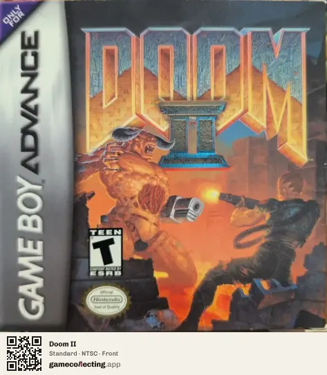 Doom II Game Boy Advance, NTSC box front