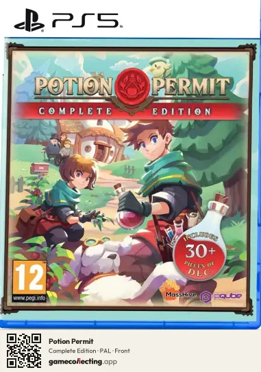 Potion Permit PlayStation 5, PAL box front