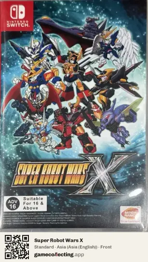 Super Robot Wars X Nintendo Switch, Asia (English) box front