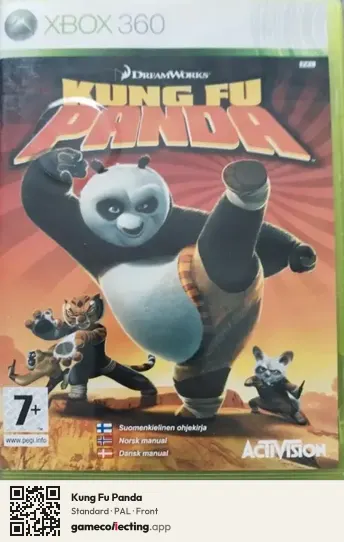 Kung Fu Panda Xbox 360, PAL box front