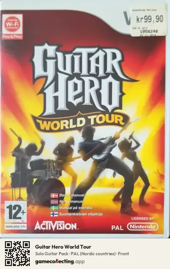 Guitar Hero World Tour Nintendo Wii, Nordic countries box front