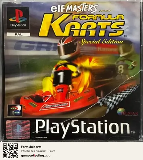 Formula Karts PlayStation, United Kingdom box front