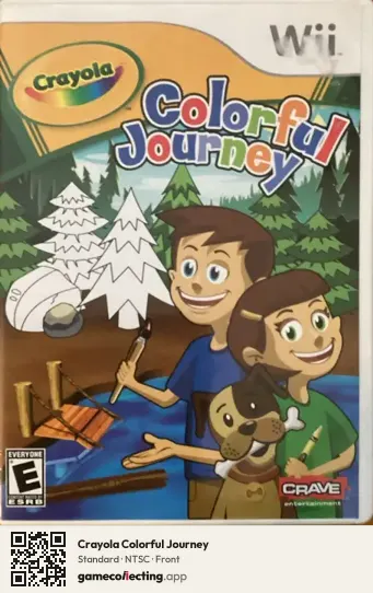 Crayola Colorful Journey Nintendo Wii, NTSC box front