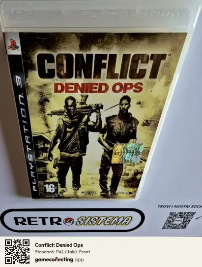 Conflict: Denied Ops PlayStation 3, Italy box front