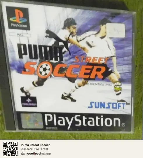 Puma Street Soccer PlayStation, PAL box front