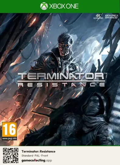 Terminator: Resistance Xbox One, PAL box front