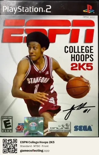 ESPN College Hoops 2K5 PlayStation 2, NTSC box front