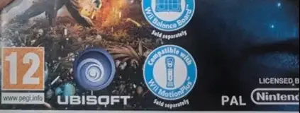 James Cameron's Avatar: The Game, the PEGI square on its front