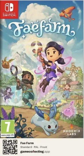 Fae Farm Nintendo Switch, PAL box front